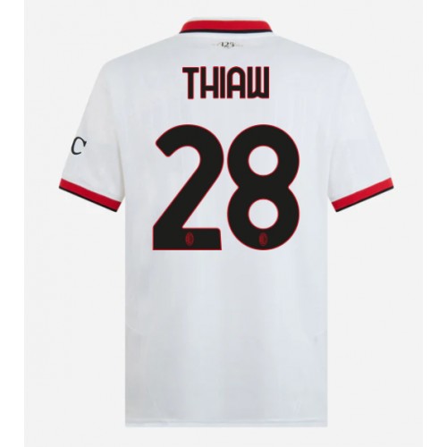 Fotbalové Dres AC Milan Malick Thiaw #28 Venkovní 2024-25 Krátký Rukáv